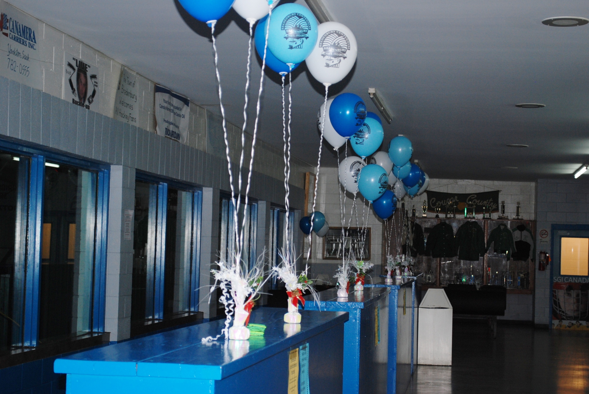 Rink Decorations Lobby